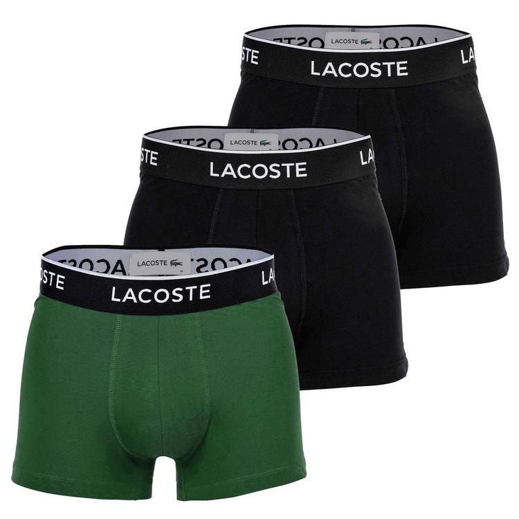 Lacoste Lacoste Boxershort Unterhose Herren - Schwarz/Gr&uuml;n - 0 | SportScheck