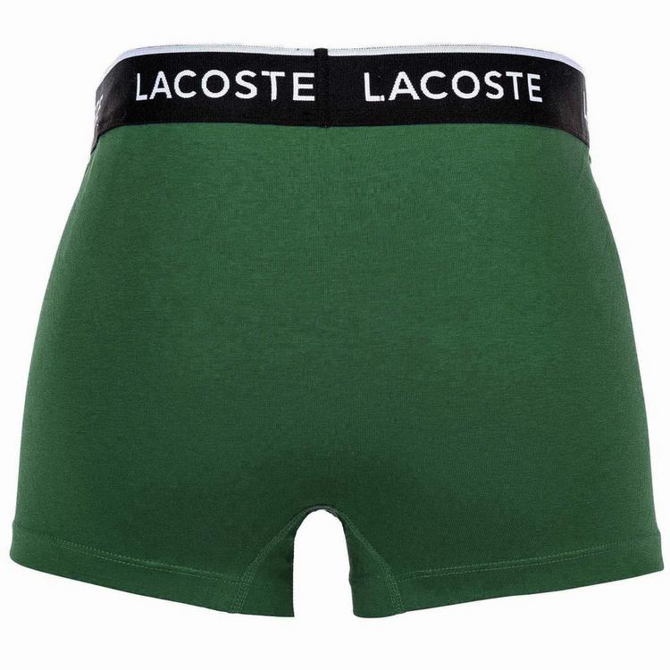 Lacoste Lacoste Boxershort Unterhose Herren - Schwarz/Gr&uuml;n - 1 | SportScheck