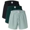Lacoste Web-Boxershorts Unterhose Herren - Gr&uuml;n/Schwarz
