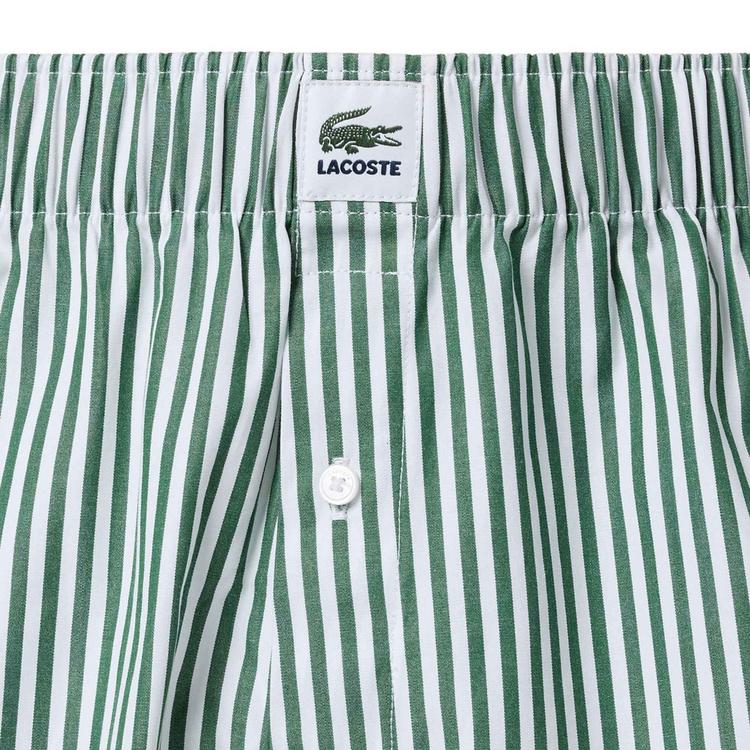 Lacoste Lacoste Web-Boxershorts Unterhose Herren - Gr&uuml;n/Schwarz - 1 | SportScheck