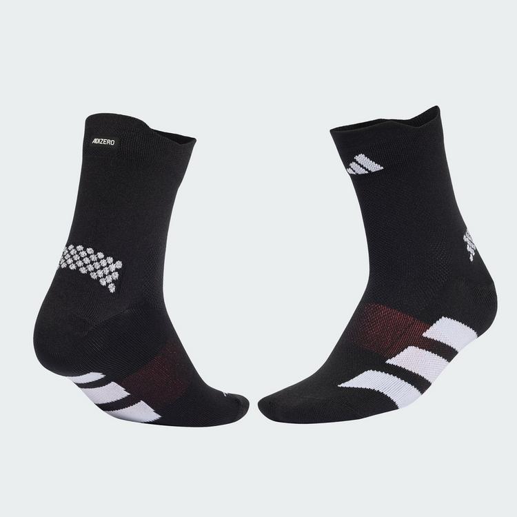 adidas adidas RUNNING ADIZERO QUARTER SOCKEN Socken - Black / White - 0 | SportScheck