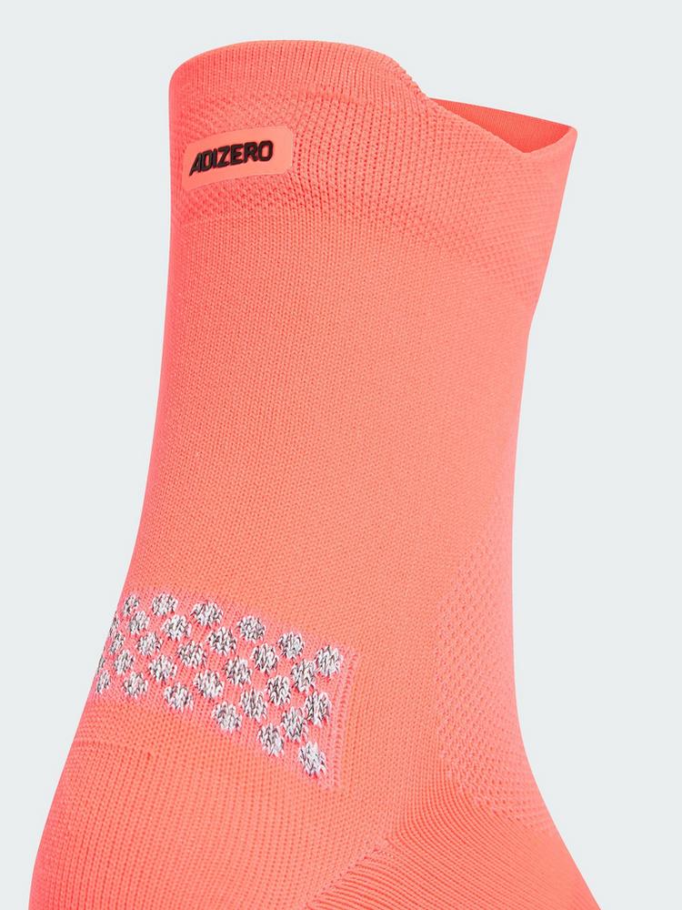 adidas adidas RUNNING ADIZERO QUARTER SOCKEN Socken - Solar Turbo / Black - 1 | SportScheck