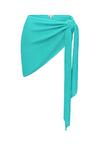 Moda Minx Scrunch Short Ruffle Minirock Damen - Turquoise