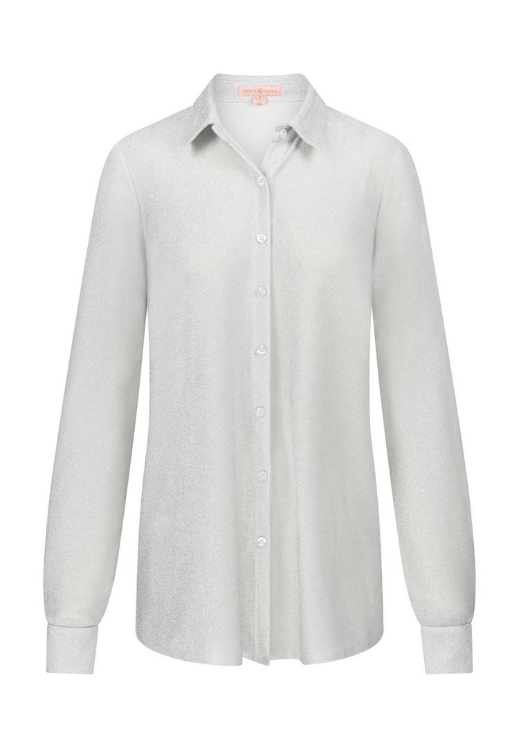 Moda Minx Moda Minx Lumiere Langarmbluse Damen - White - 0 | SportScheck