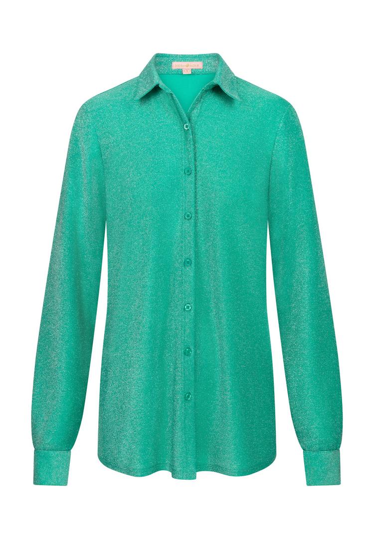 Moda Minx Moda Minx Lumiere Langarmbluse Damen - Sea Green - 0 | SportScheck