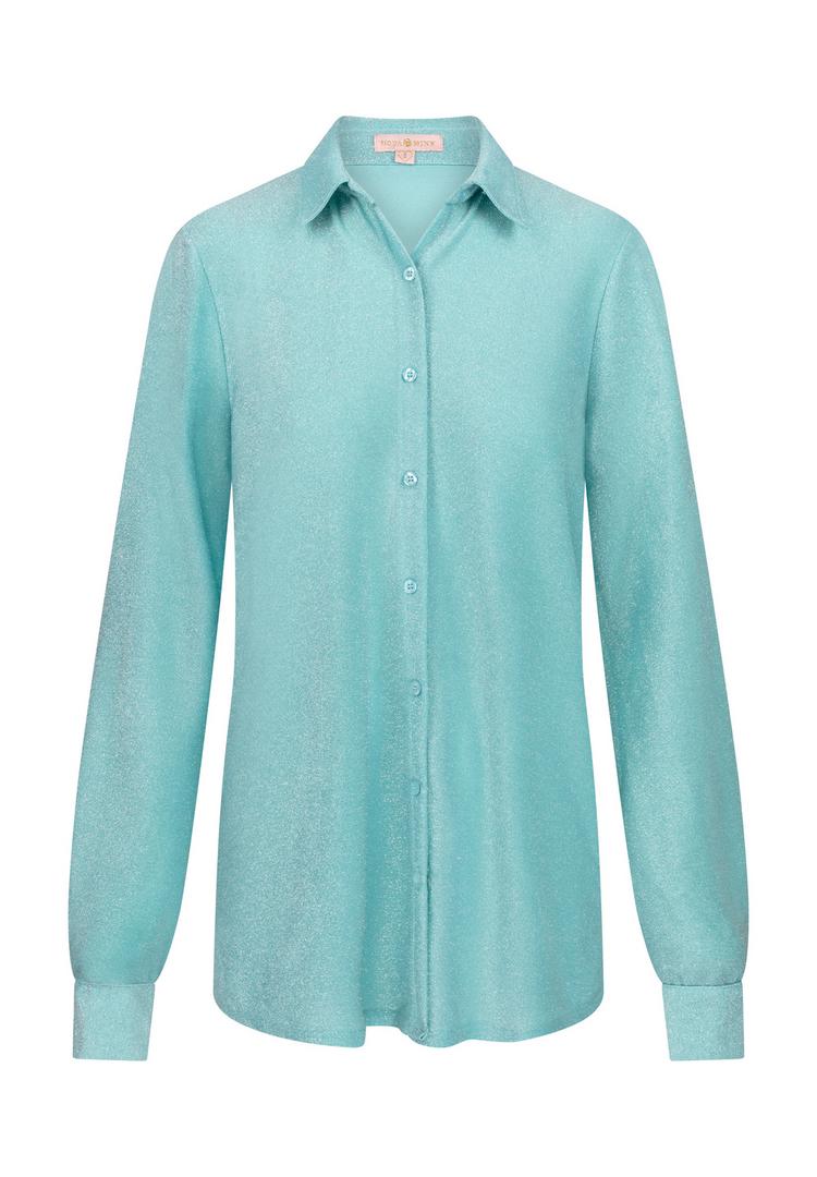 Moda Minx Moda Minx Lumiere Langarmbluse Damen - Powder Blue - 0 | SportScheck