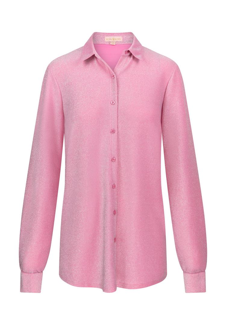 Moda Minx Moda Minx Lumiere Langarmbluse Damen - Candy Pink - 0 | SportScheck