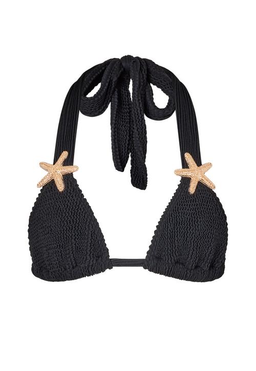 Moda Minx Starfish Scrunch Triangle Top Bikini Oberteil Damen