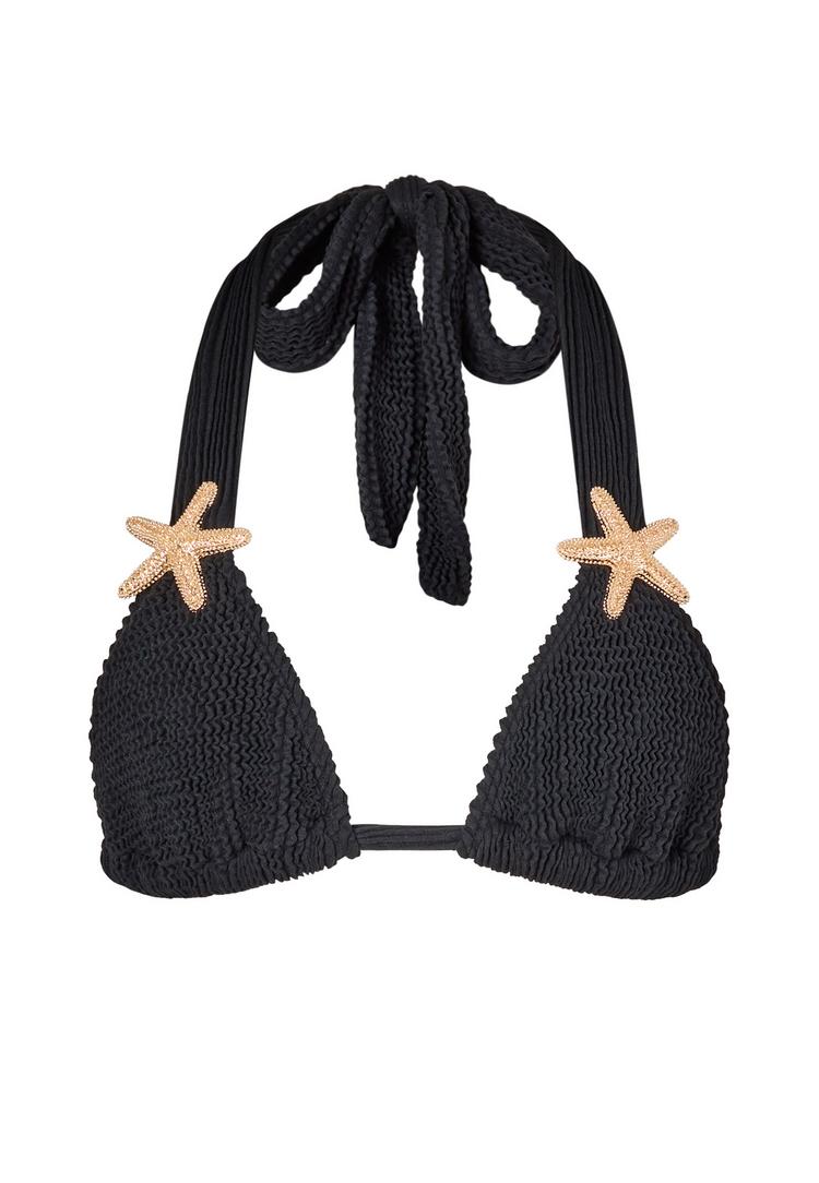 Moda Minx Moda Minx Starfish Scrunch Triangle Top Bikini Oberteil Damen - Black - 0 | SportScheck