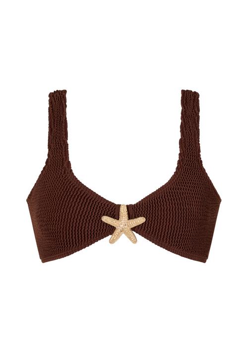 Moda Minx Starfish Scrunch Bikini Oberteil Damen
