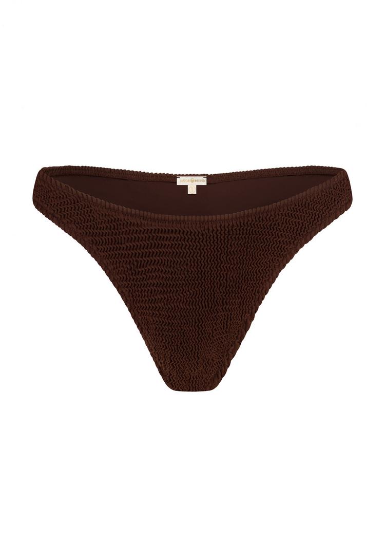 Moda Minx Moda Minx Scrunch Fixed Bikini Bottom Bikini Hose Damen - Coffee - 0 | SportScheck