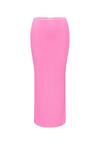 Moda Minx Scrunch Long Maxi Skirt Maxirock Damen - Candy Pink