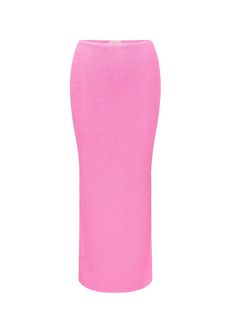 Moda Minx Moda Minx Scrunch Long Maxi Skirt Maxirock Damen - Candy Pink - 0 | SportScheck