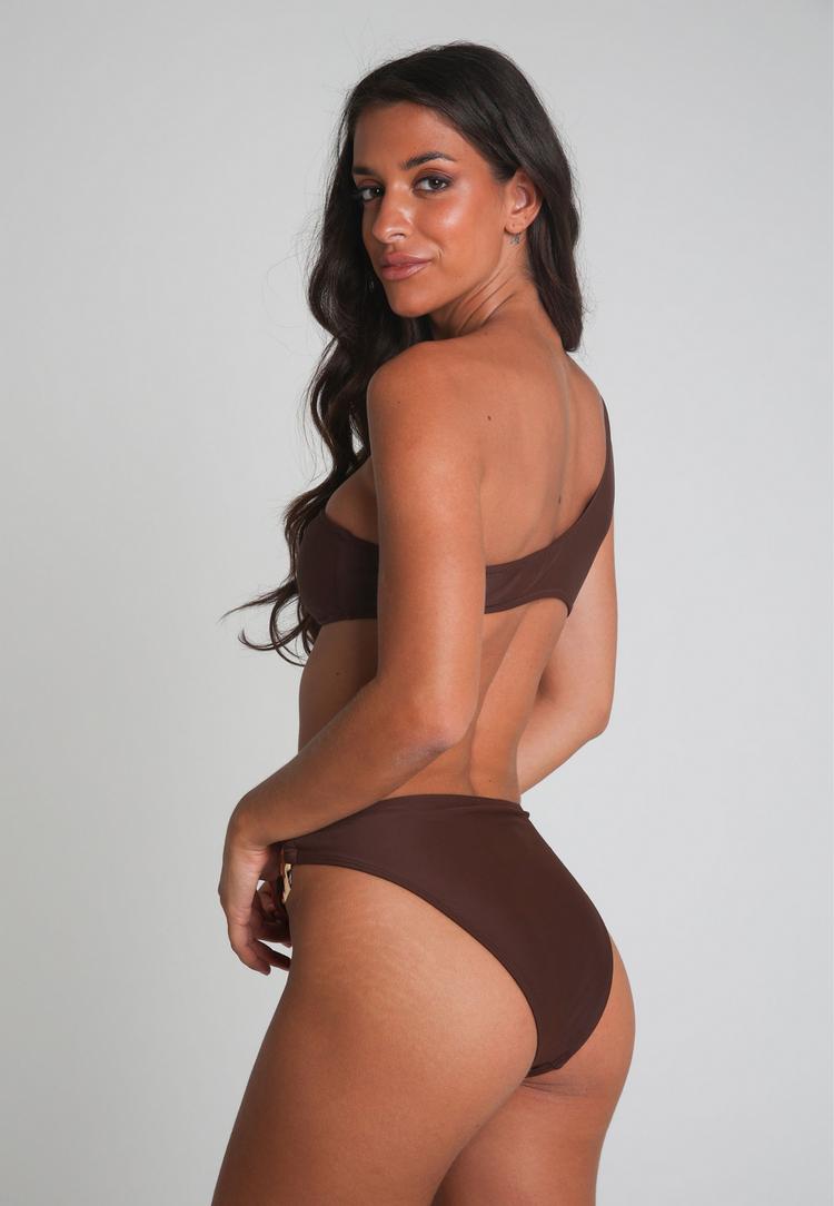 Moda Minx Moda Minx Irregular Hoop Bikini Oberteil Damen - Brown - 4 | SportScheck