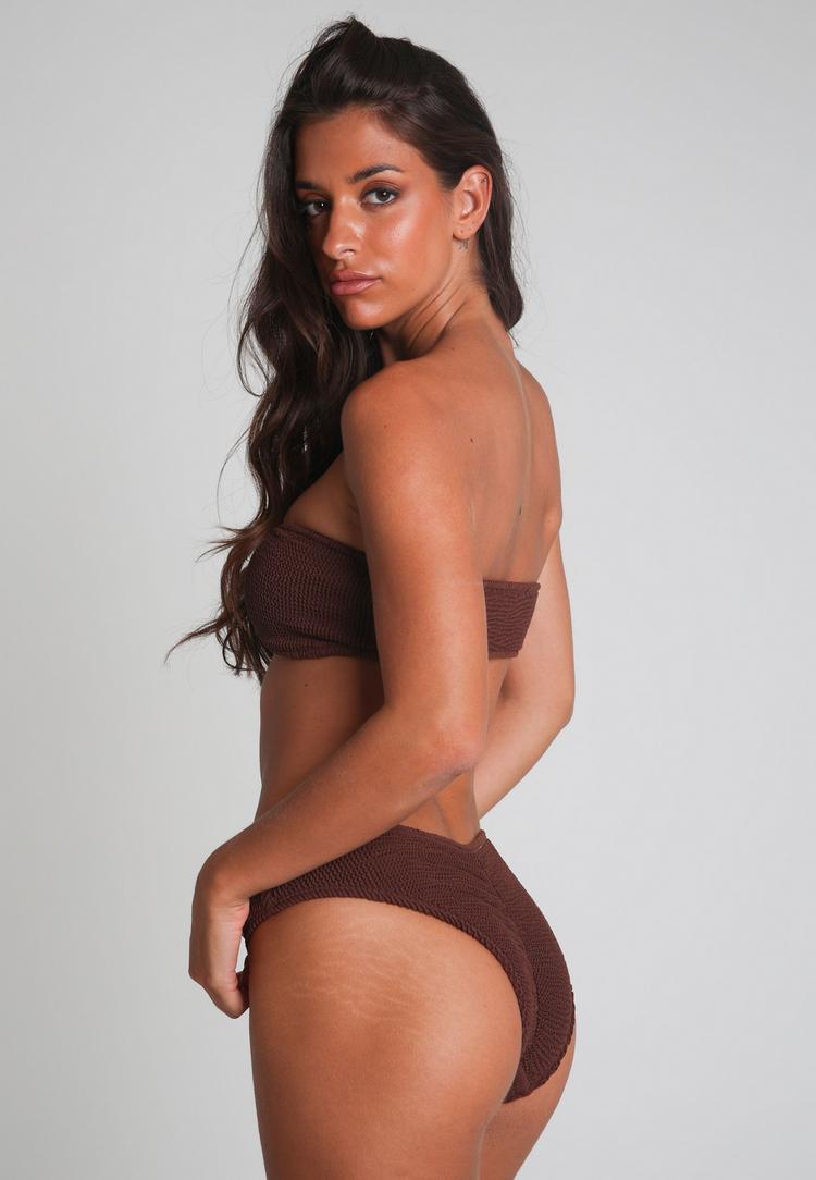 Moda Minx Moda Minx SCRUNCH Bikini Hose Damen - Coffee - 3 | SportScheck