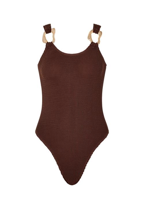 Moda Minx SCRUNCH Irregular Hoop Swimsuit Badeanzug Damen
