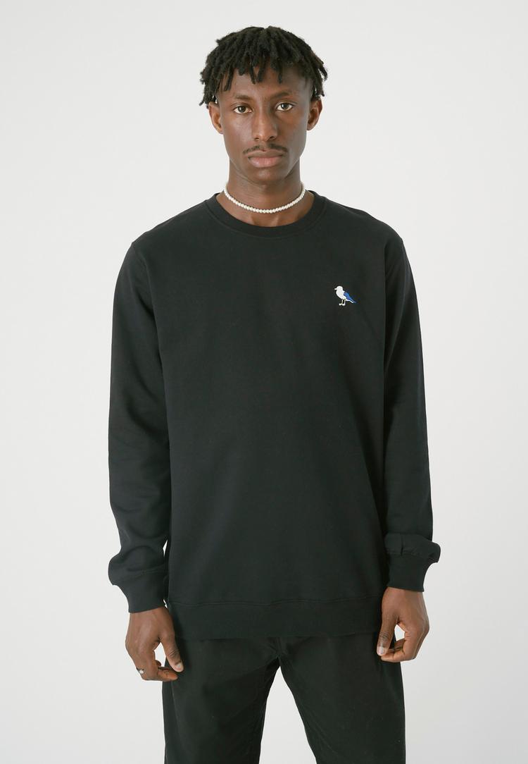 Cleptomanicx Cleptomanicx Embro Gull Sweatshirt Herren - Black - 0 | SportScheck