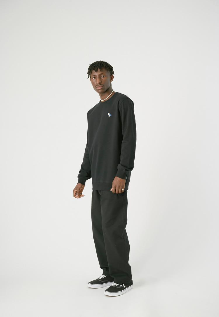Cleptomanicx Cleptomanicx Embro Gull Sweatshirt Herren - Black - 1 | SportScheck