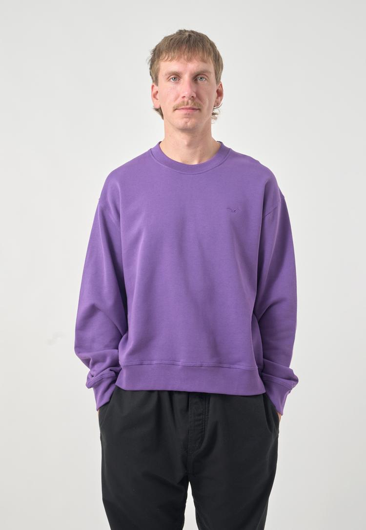Cleptomanicx Cleptomanicx Boxy Crewneck Ligull Boxy Crop Longsweat Herren - Picasso Lily - 0 | SportScheck