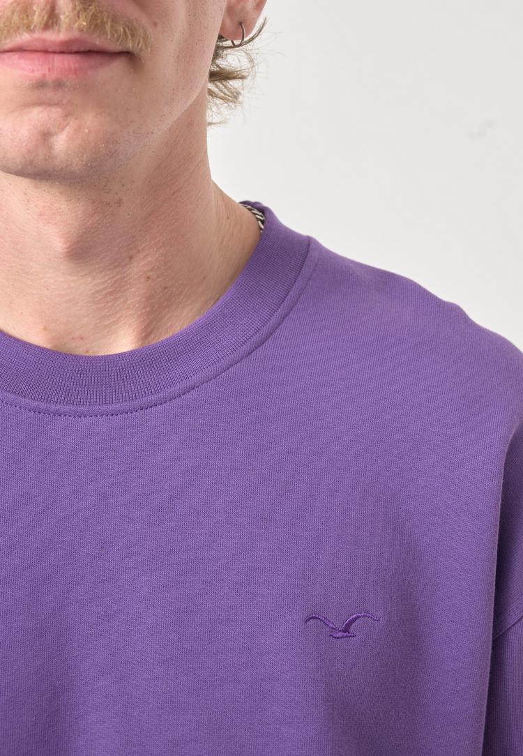 Cleptomanicx Cleptomanicx Boxy Crewneck Ligull Boxy Crop Longsweat Herren - Picasso Lily - 0 | SportScheck