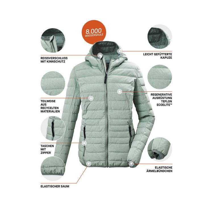 G.I.G.A. DX by killtec G.I.G.A. DX by killtec GW 49 WMN QLTD JCKT Softshelljacke Damen - Gr&uuml;n2019 - 3 | SportScheck