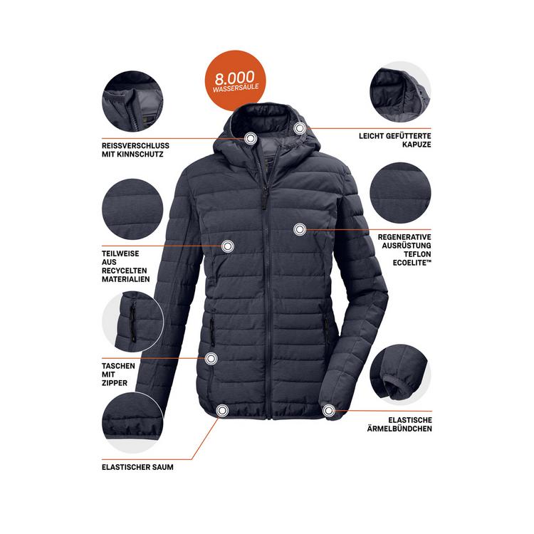 G.I.G.A. DX by killtec G.I.G.A. DX by killtec GW 49 WMN QLTD JCKT Softshelljacke Damen - Blau3044 - 3 | SportScheck