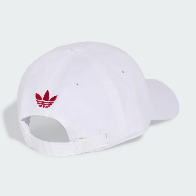 adidas adidas FC LIVERPOOL DAD CAP Cap - White / Strawberry Red - 0 | SportScheck