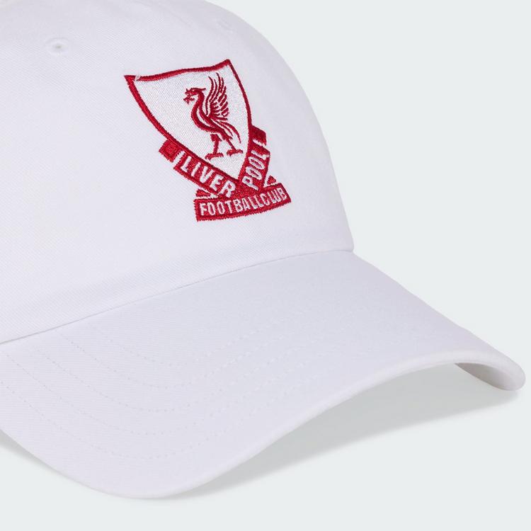 adidas adidas FC LIVERPOOL DAD CAP Cap - White / Strawberry Red - 0 | SportScheck