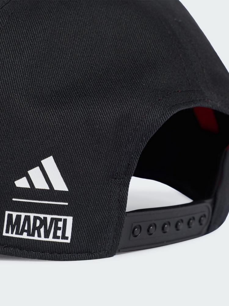 adidas adidas ADIDAS MARVEL SPIDER-MAN KAPPE Cap Kinder - Black / White / Pure Ruby - 1 | SportScheck