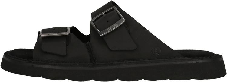 Clarks Clarks Solsbury Strap Slipper Herren - 1216 Black Leather - 0 | SportScheck