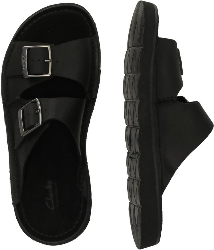 Clarks Clarks Solsbury Strap Slipper Herren - 1216 Black Leather - 2 | SportScheck