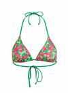 BECO BEERMANN Hawaii Breeze Bikini Oberteil Damen - pink-gr&uuml;n