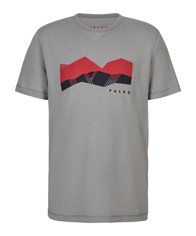 Falke Falke Trekking Tee Graphic T-Shirt Herren - silver (3290) - 0 | SportScheck