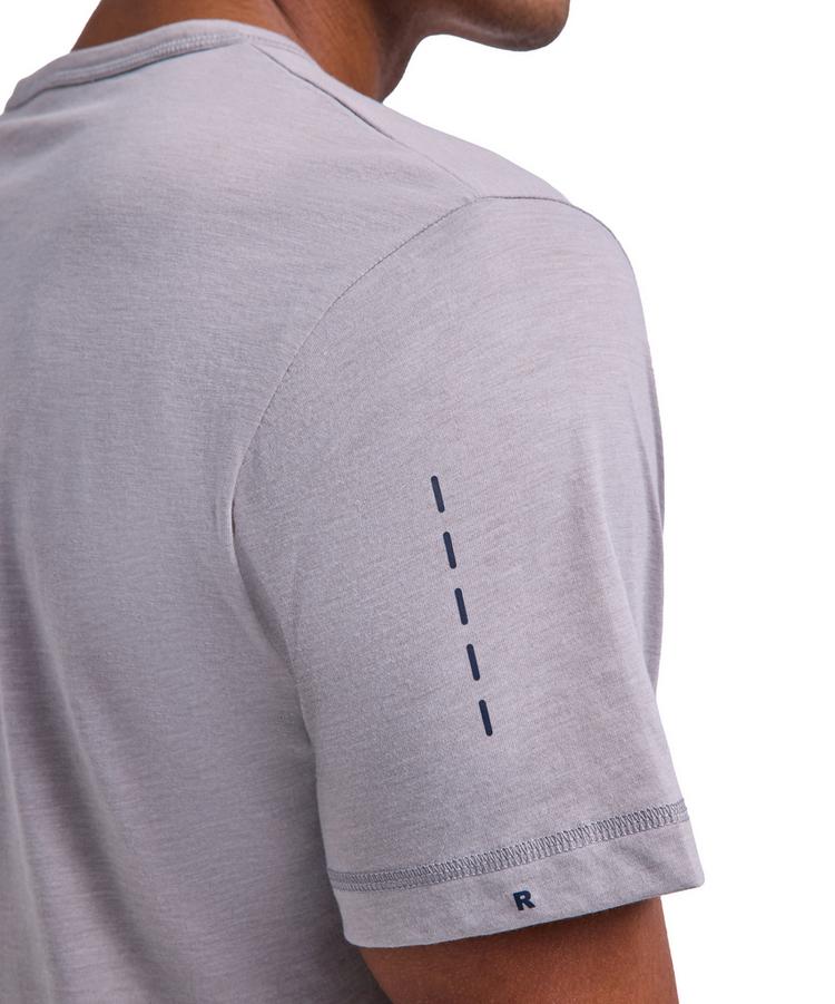 Falke Falke Trekking Tee Graphic T-Shirt Herren - silver (3290) - 3 | SportScheck