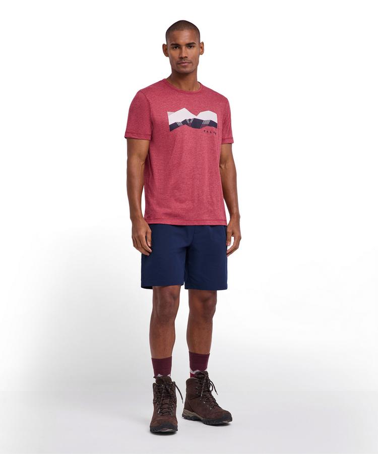 Falke Falke Trekking Tee Graphic T-Shirt Herren - ruby (8830) - 1 | SportScheck