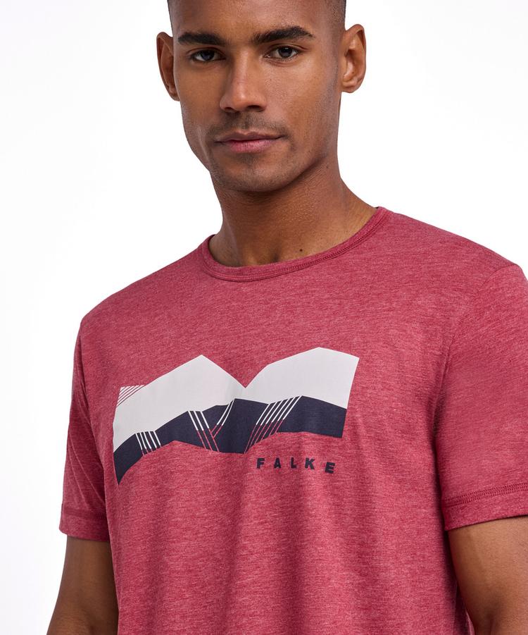 Falke Falke Trekking Tee Graphic T-Shirt Herren - ruby (8830) - 3 | SportScheck