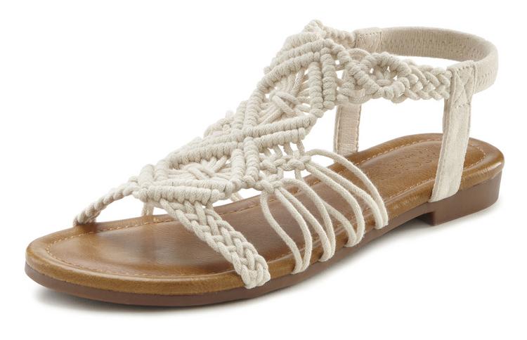 Lascana Lascana Sandale Sandalen Damen - beige - 3 | SportScheck