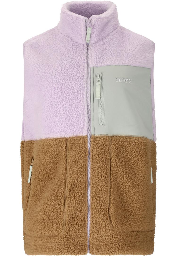 SLOPE SLOPE Katau Fleeceweste Damen - 4393 Orchid Petal - 0 | SportScheck