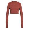adidas adidas By Stella McCartney Croptop Damen - Burnt Sienna