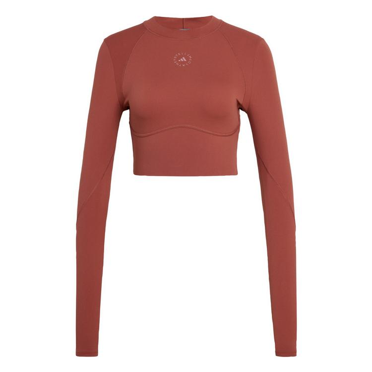 adidas adidas adidas By Stella McCartney Croptop Damen - Burnt Sienna - 0 | SportScheck