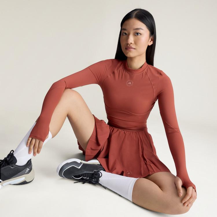 adidas adidas adidas By Stella McCartney Croptop Damen - Burnt Sienna - 0 | SportScheck