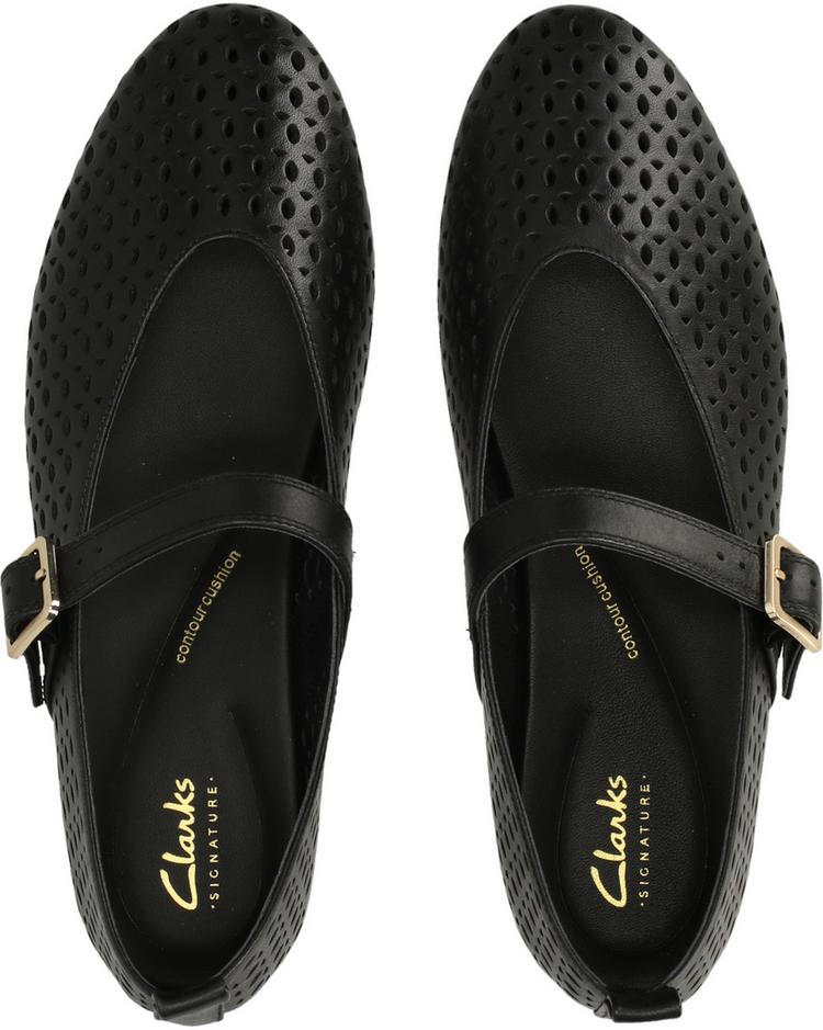 Clarks Clarks Fawna Jane Halbschuhe Damen - 1216 Black Leather - 3 | SportScheck