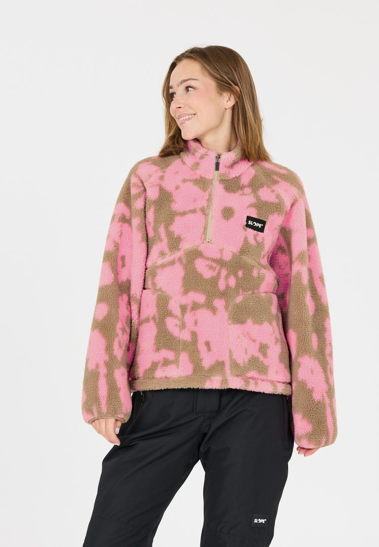 SLOPE SLOPE Kendor Fleecepullover Damen - 4047 Prism Pink - 0 | SportScheck