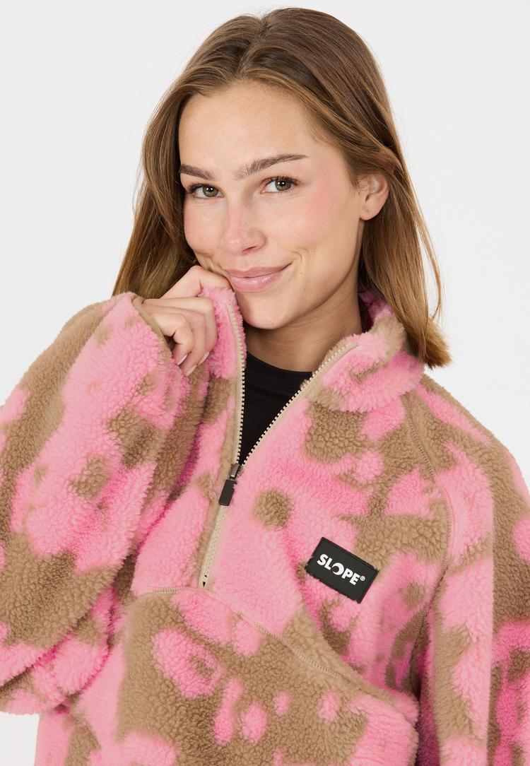 SLOPE SLOPE Kendor Fleecepullover Damen - 4047 Prism Pink - 1 | SportScheck