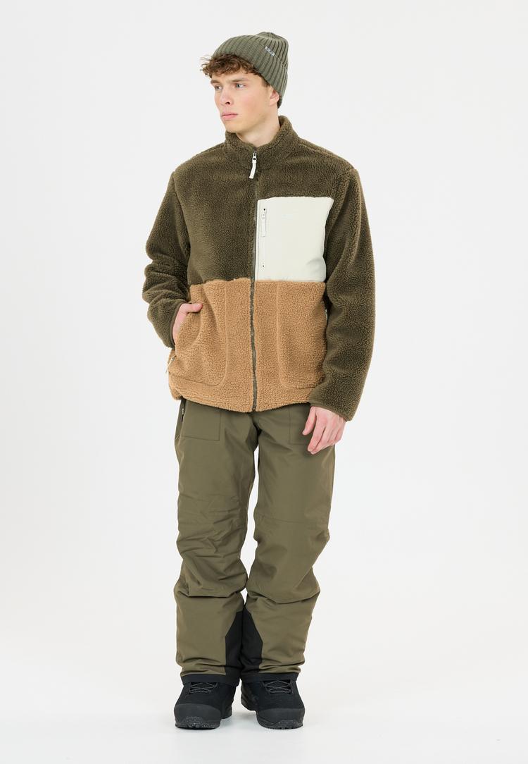 SLOPE SLOPE Katau Fleecejacke Herren - 3256 Grape Leaf - 0 | SportScheck