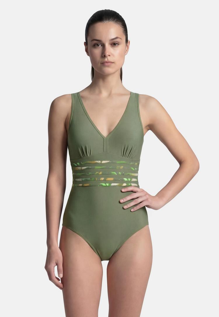 BECO BEERMANN BECO BEERMANN Feathers Badeanzug Damen - olive - 0 | SportScheck