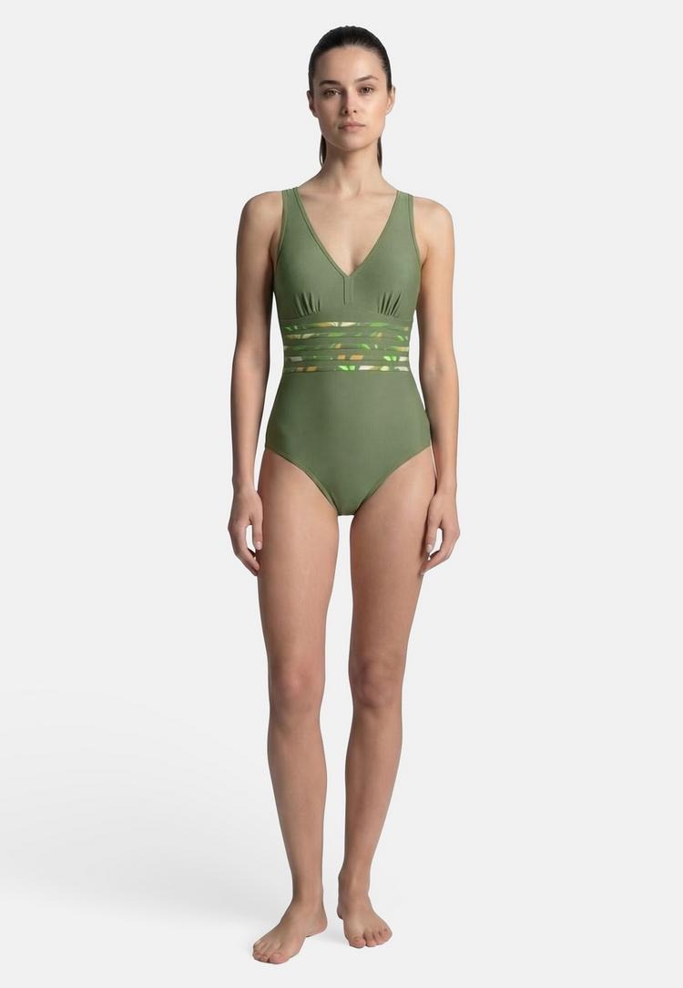 BECO BEERMANN BECO BEERMANN Feathers Badeanzug Damen - olive - 1 | SportScheck