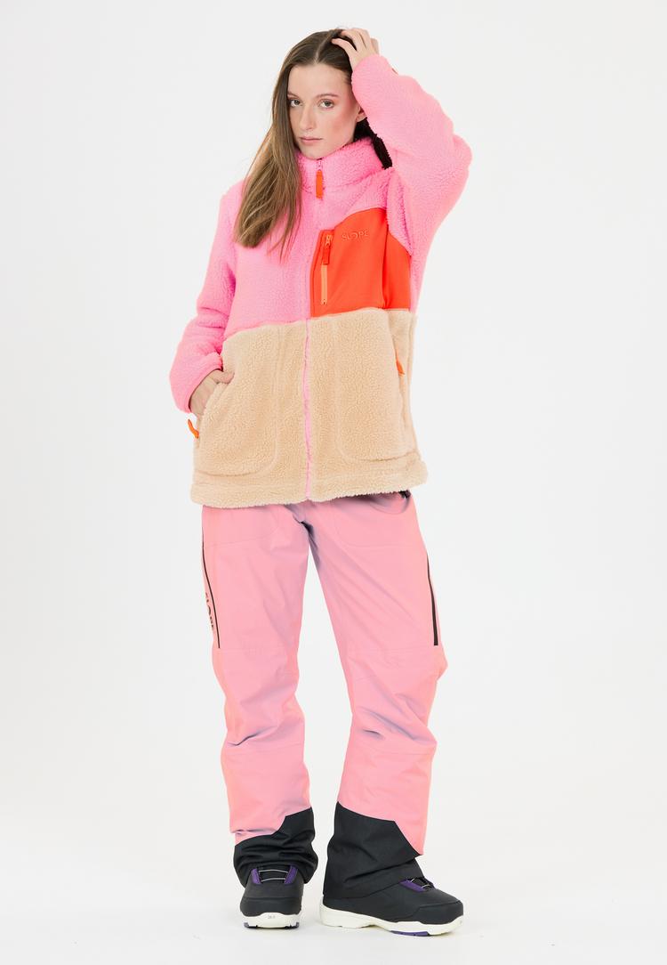 SLOPE SLOPE Katau Fleecejacke Damen - 4047 Prism Pink - 1 | SportScheck