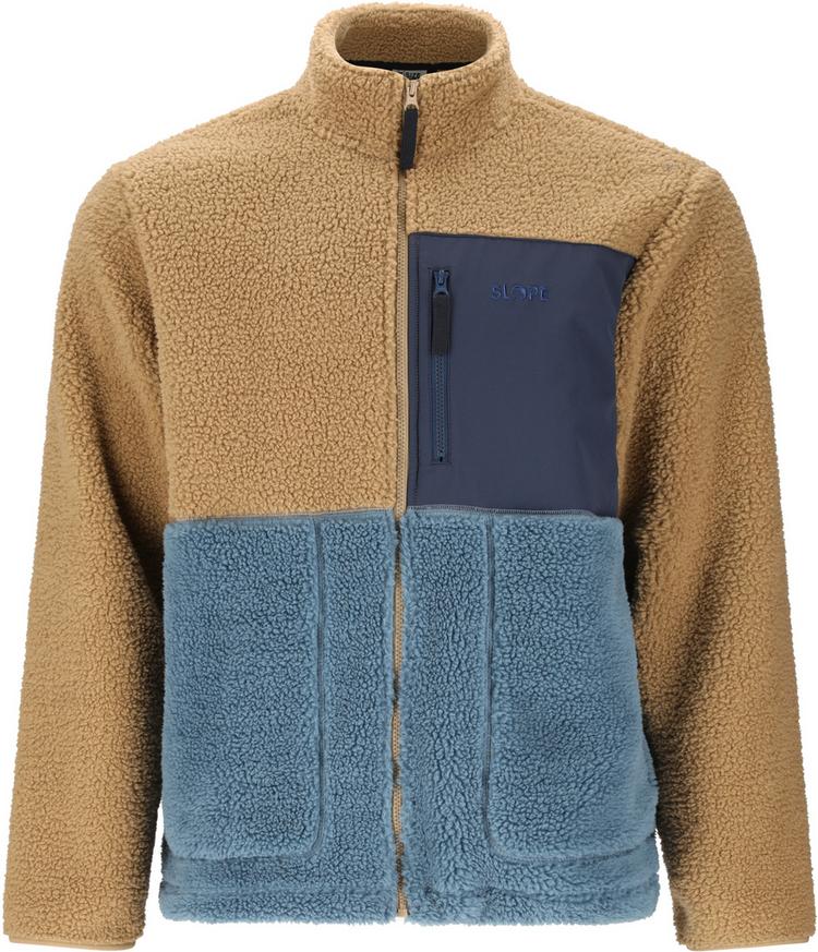 SLOPE SLOPE Katau Fleecejacke Herren - 3142 Petrified Oak - 0 | SportScheck