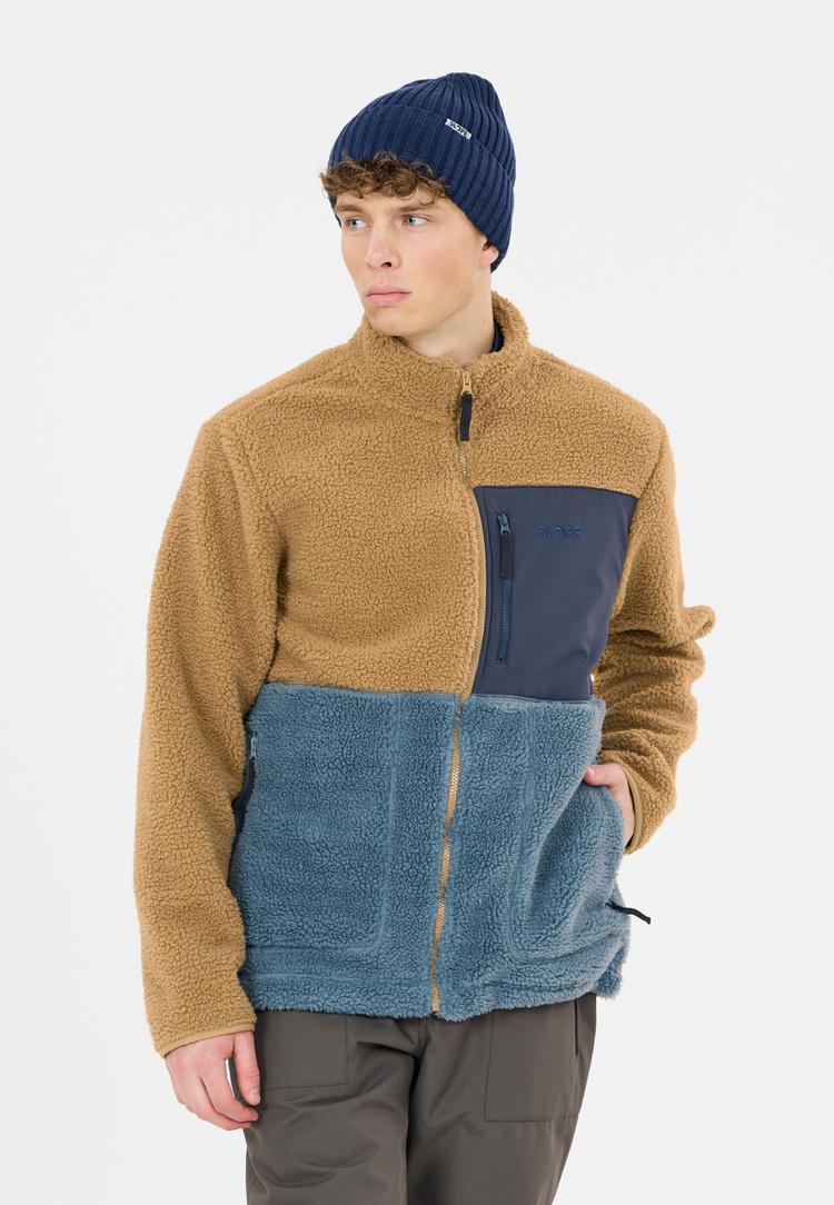 SLOPE SLOPE Katau Fleecejacke Herren - 3142 Petrified Oak - 1 | SportScheck